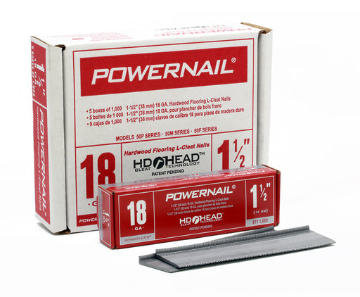 15'', 18g, Flooring Cleats, Power Nail L150185, 1K/bx
