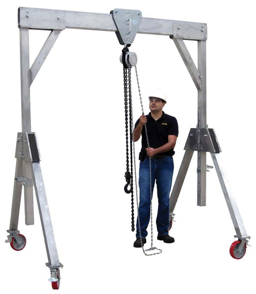 Gantry Crane 12',8' Beam. 96" to chain hoist hook (0)