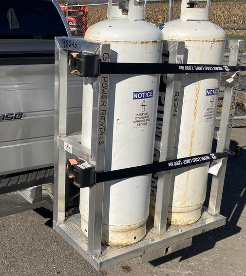 2 Propane Tank Vehicle Carrier, for 100LB Propane Tanks — Gap Power