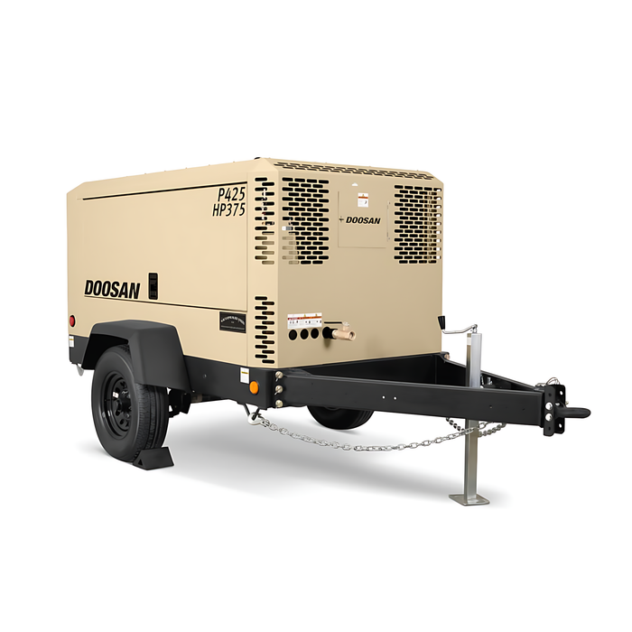 Air Compressor Rental, Tow-Behind, 375 CFM