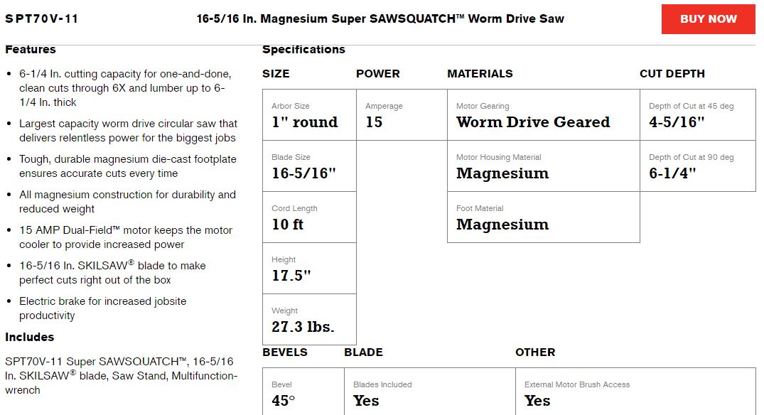 Circular Saw Rental, 16", Electric (2)