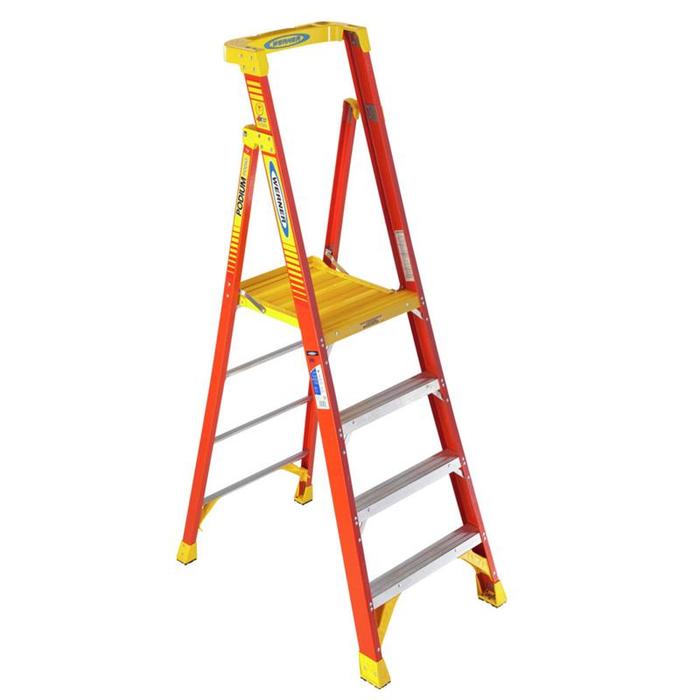 PD6204 Type IA Fiberglass Podium Ladder