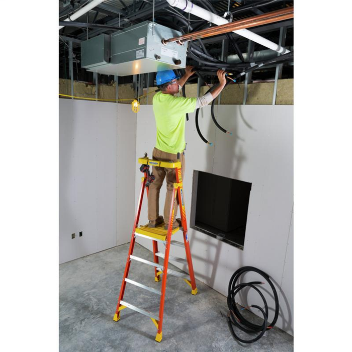 PD6204 Type IA Fiberglass Podium Ladder