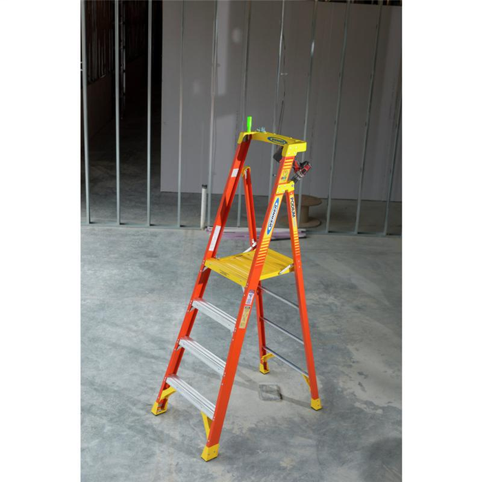 PD6204 Type IA Fiberglass Podium Ladder