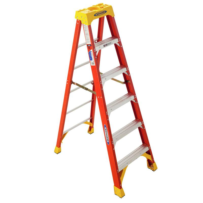 6206 6 ft Type IA Fiberglass Step Ladder