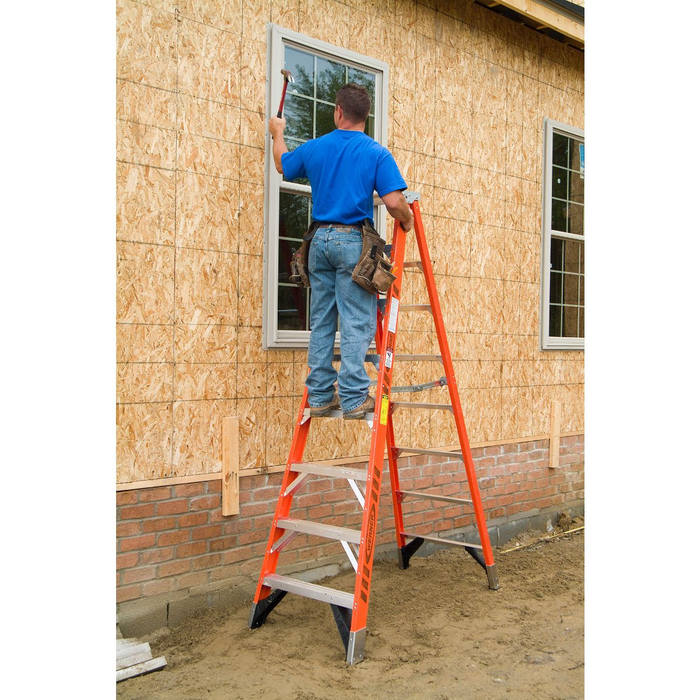 7406 6 ft Type IAA Fiberglass Step Ladder