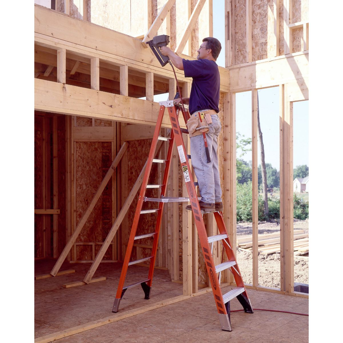 7408 8 ft Type IAA Fiberglass Step Ladder