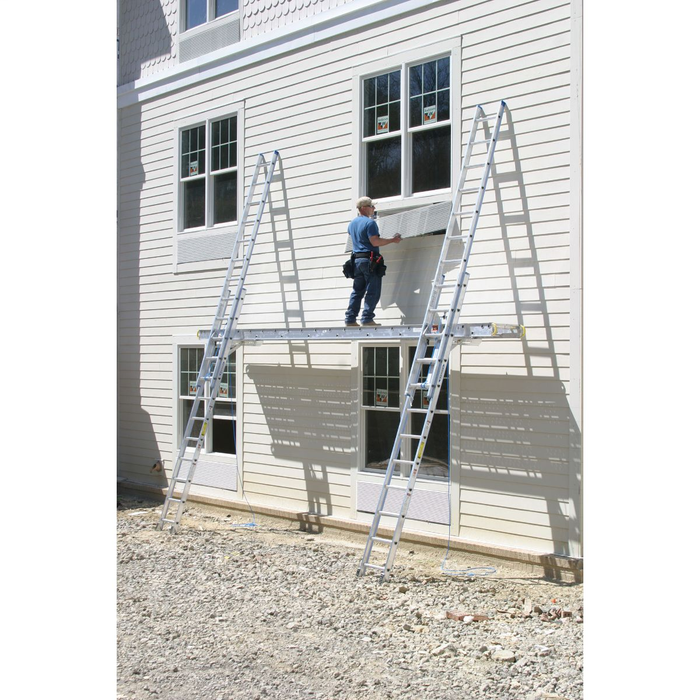 D1320-2 20 ft Type I Aluminum D-Rung Extension Ladder