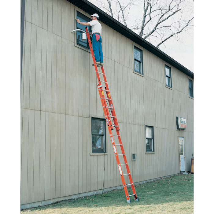 D6240-2 40 ft Type IA Fiberglass D-Rung Extension Ladder