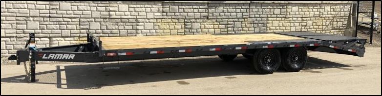 Rent a Deckover Equipment Trailer, 24' Long, 14,000lb GVWR (0)