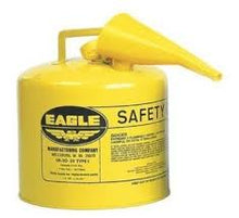 UI50FSY 5 Gallon Metal Safety Can - Yellow Diesel w/Spout (0)