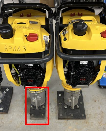 Narrow Foot Tamper, 6.5", for Bomag Jumping Jack