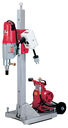 Diamond Core Rig Rental, Stand Mount, Concrete