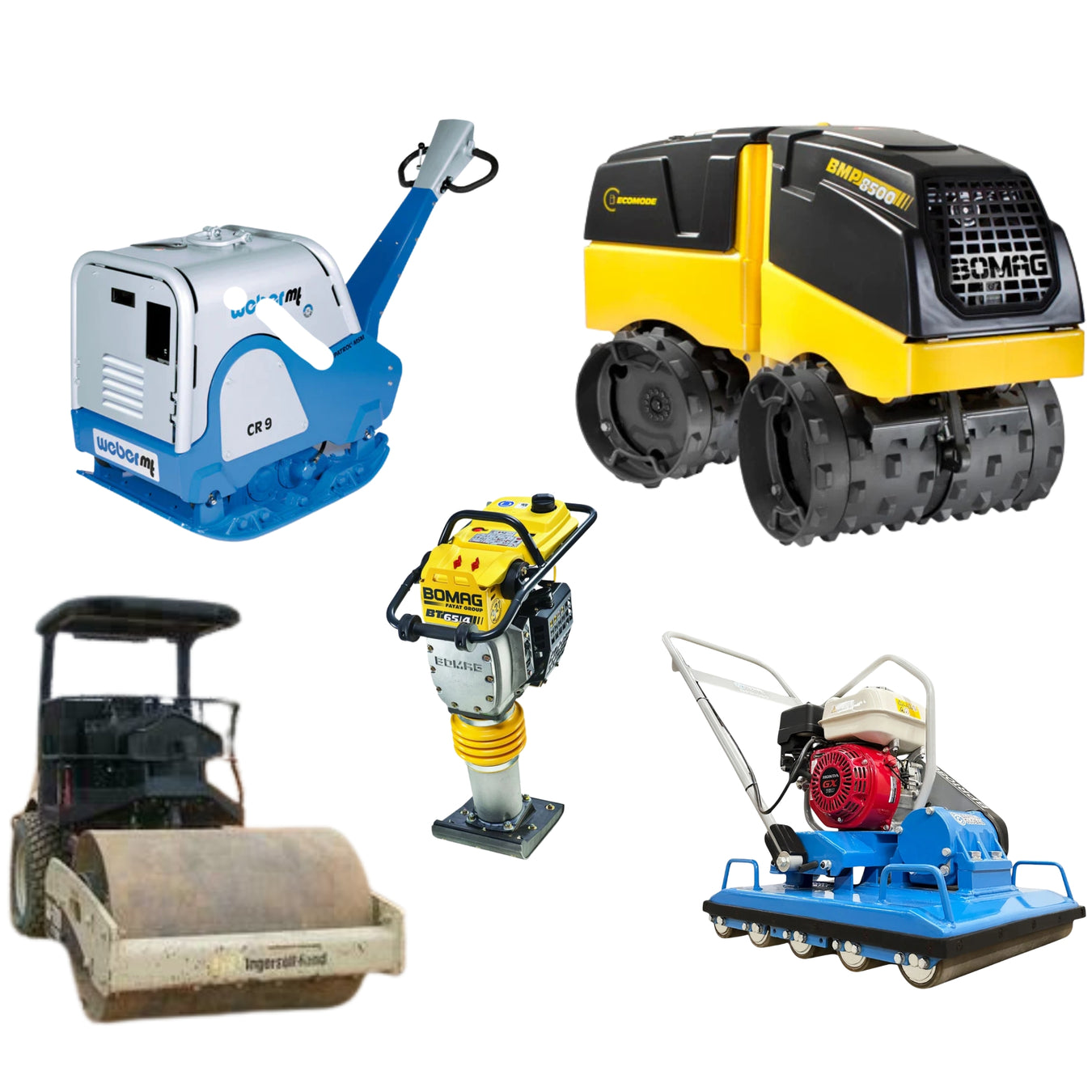 Compaction Plate, Rollers, Tamper Rentals