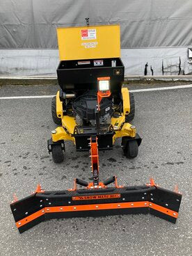 52" Stand On Snow Plow Machine with Calcuim Spreader (0)