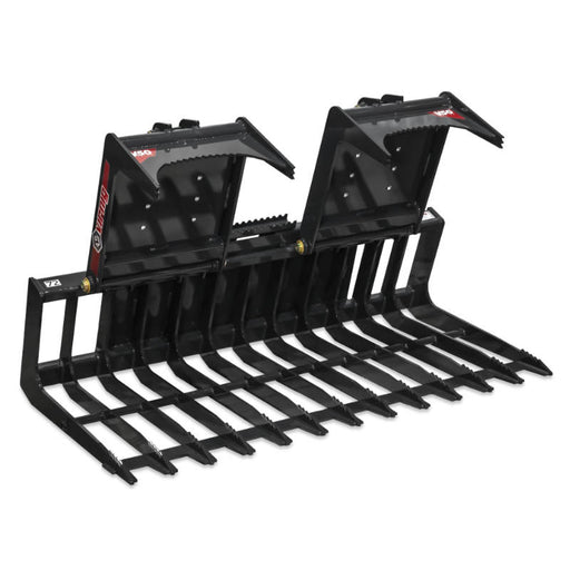 84" Brush Grapple. Open Bottom for Large Skidloader (1)