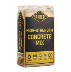 80lb Bag Sakrete (Concrete Mix) 4000 PSI 6CF/Bag