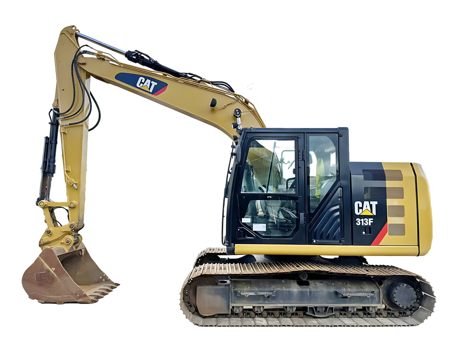 Excavator, 13 Ton Class Cat 313FL 19' Depth
