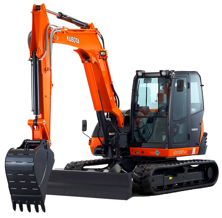 Takeuchi Excavator Digger Rental 8 Ton w/ Hydraulic Thumb