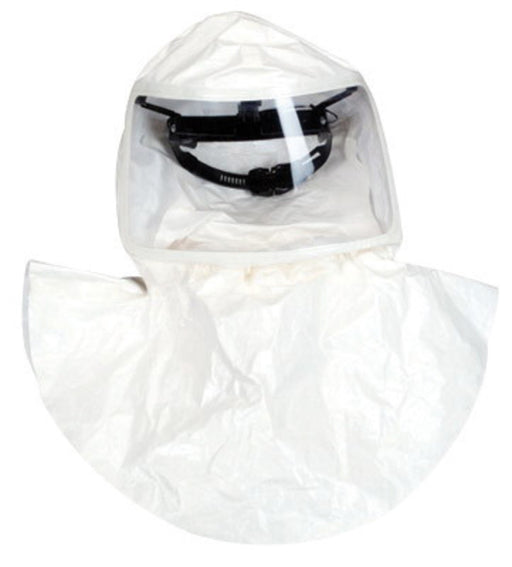 Tychem QC Double Bib Hood w/suspension (4/pk) (0)