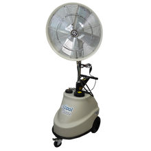 Self Contained Portable Misting Fan, 24",1000PSI mist