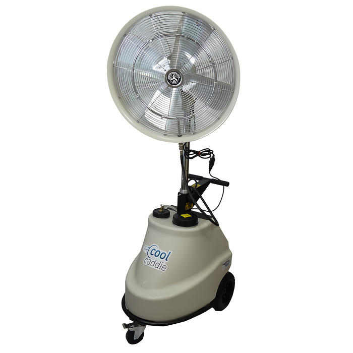 Self Contained Portable Misting Fan, 24",1000PSI mist