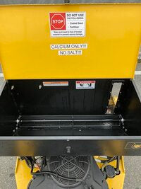 52" Stand On Snow Plow Machine with Calcuim Spreader (5)