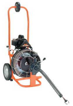 Rent a Sewer Snake, Electric, On Wheels, 1/2"x90' (1)