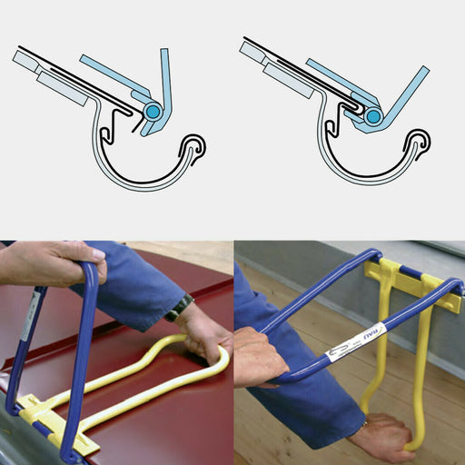 Roof Standing Seam Eave Bending and Eave Locking Tool Kit (1)