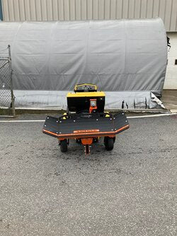 52" Stand On Snow Plow Machine with Calcuim Spreader (2)