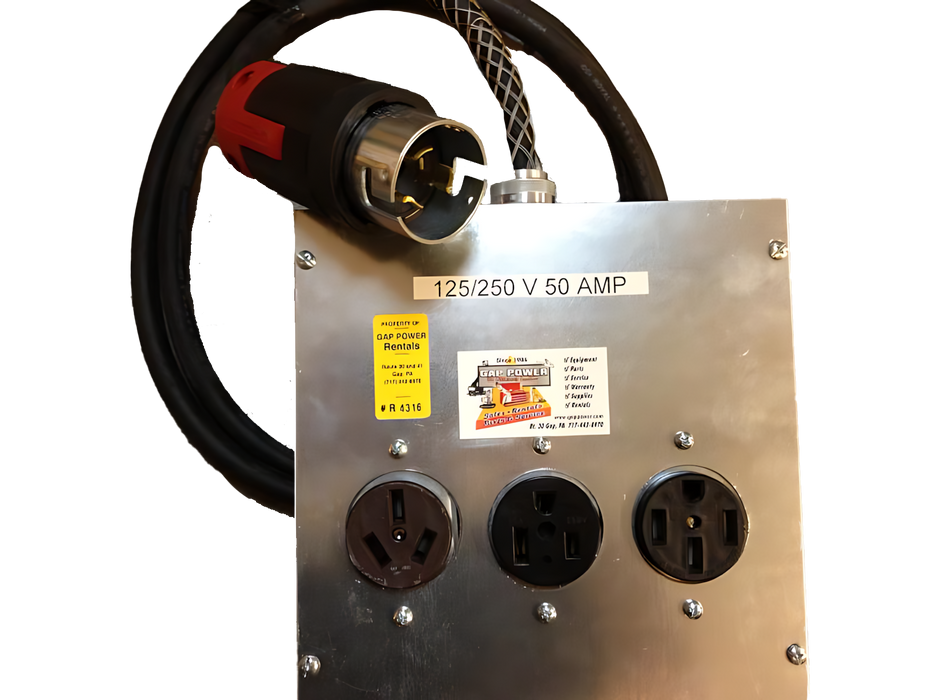 Electrical Adapter Box Rental, 50A, 240V