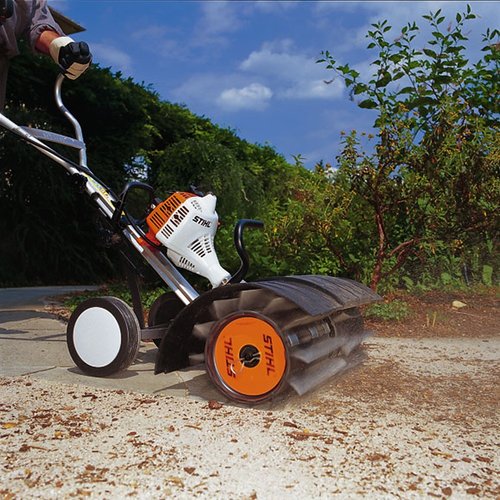 Power Broom Sweeper Rental, STIHL MM55 (0)
