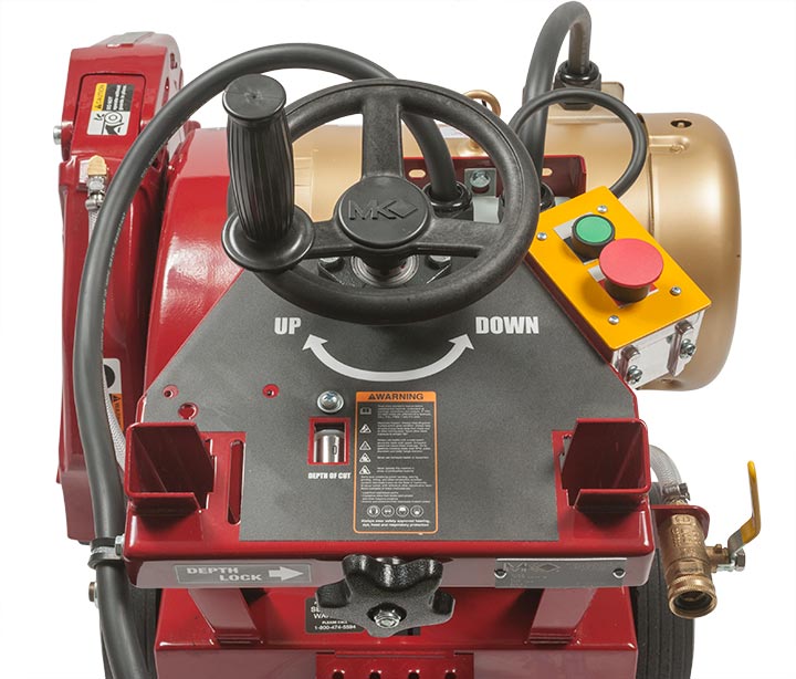 Rent a Floor Saw, 18", 230V, 50A Electric, 10HP, 6.5 deep cut (2)