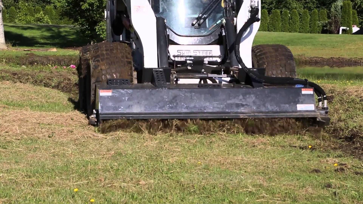 Roto Tiller 52" Skidloader Attachment w/ Offset (1)