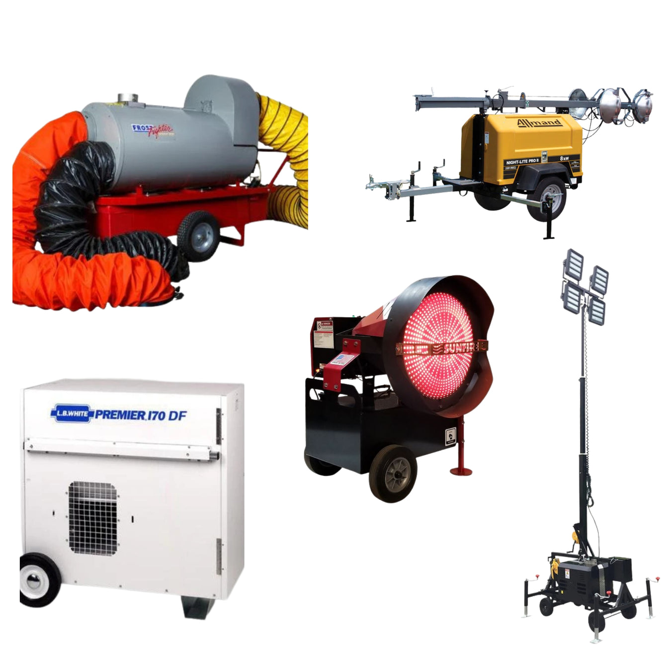 Heaters, Light Tower Rentals