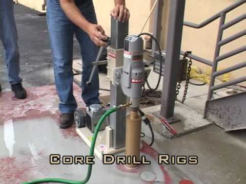 Diamond Core Rig Rental, Stand Mount, Concrete (0)