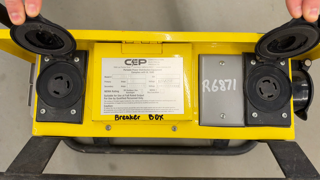 Electrical Box Rental, Spider Box, 50 Amps