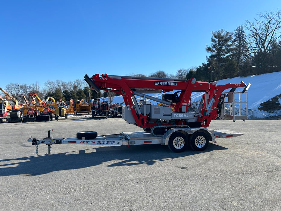 Rent Equipment Trailer, Aluminum Low Angle (for Spider Lifts), 9,990lb GVW