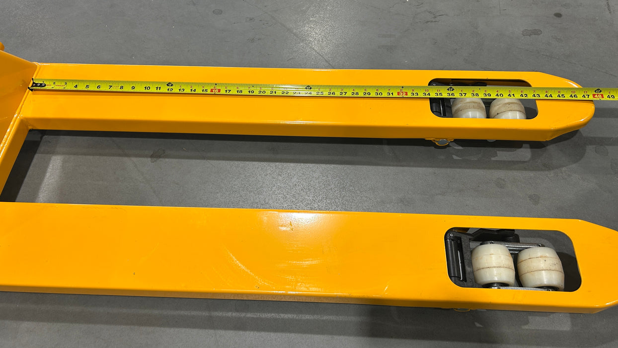 Rent a Narrow Pallet Jack, 20.5 inches, 5500lb capacity
