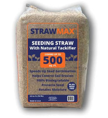 Straw Max Bale W\Tackifier, covers approx 500 sq ft
