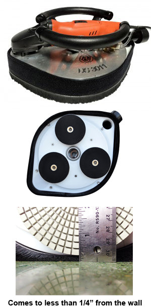 12" Hand-held Concrete and Stone Planetary Polisher (0)