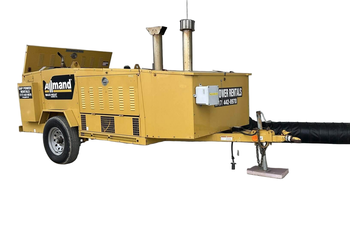 Heater Rental, Heat Exchange, 1,000,000 BTU, Trailer Mounted — Gap Power