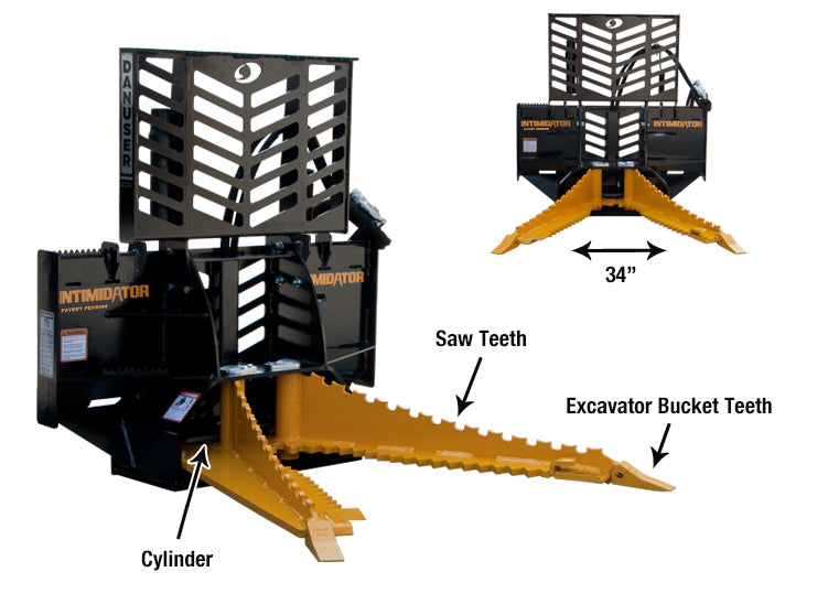 Intimidator Stump Digger/Carry/Pull/Saw Attach. (3)