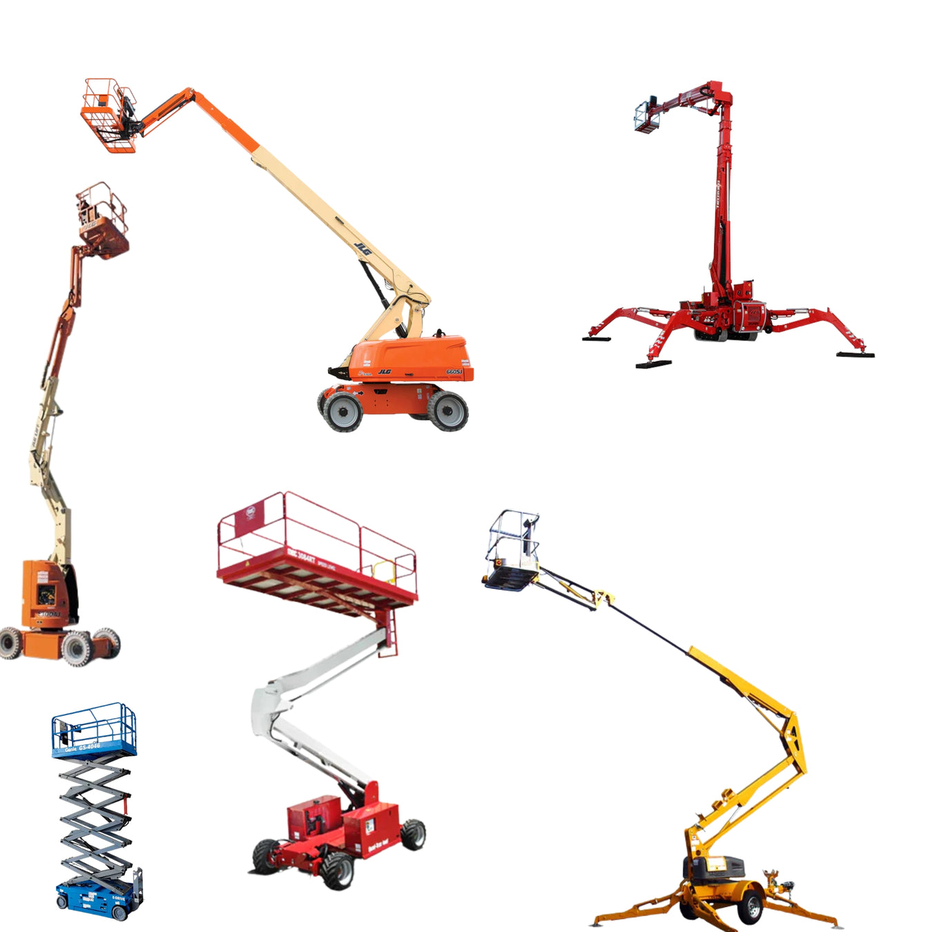 JLG Lifts, Scissors Lifts, Spider Lift Rentals
