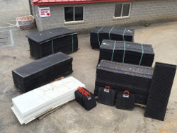 .3' x 8' AlturnaMat (1) Diamond (1) Smooth. Black (1)