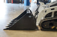 42" Blue Diamond Mini Loader Low Profile Tooth Bucket (1)