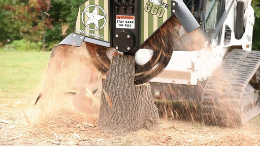 Stump Grinder High Flow Attachment for Skidloader (0)