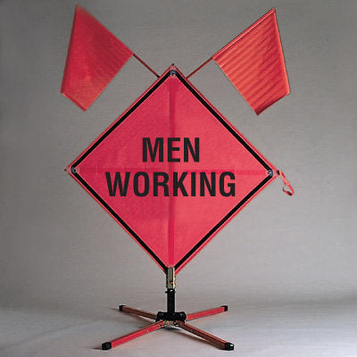 Rent a Sign Stand w/ 3 flags (1)