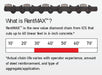 14" Gas Saw Chain Rentmax (Concrete, Gen Purpose) (0)