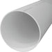4"  x 10' Solid PVC Sewer Pipe ( White) (0)